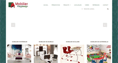 Desktop Screenshot of mobilierpolydesign.com